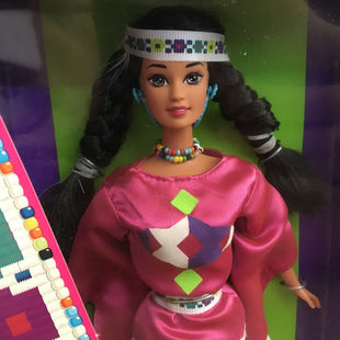 1994 美洲土著人 芭比娃娃 珍藏版 world Native Barbie American