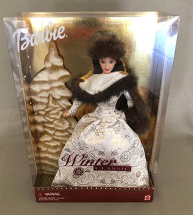 典雅复古冬季 皮草 芭比娃娃 珍藏版 Classic Barbie Winter 2001