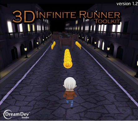 unity3d源码 手机 Q版 欧美风格 跑酷酷跑游戏完整项目包素材