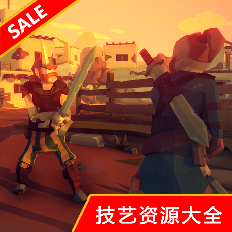 unity3d场景资源Q版卡通polygon低模多边形冒险游戏u3d模型素材包