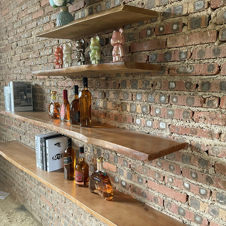 实木隔板置物架置物架壁挂支托架