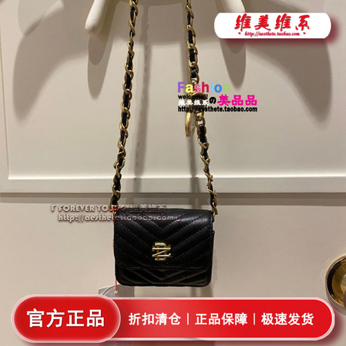 dzzit地素专柜代购新款小D链条菱格腰包单肩斜挎包3D2U101-1290