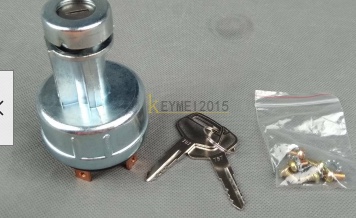 6 端子电线点火开关带两个键适用于 KOMATSU 挖掘机 PC200-2/3/5-