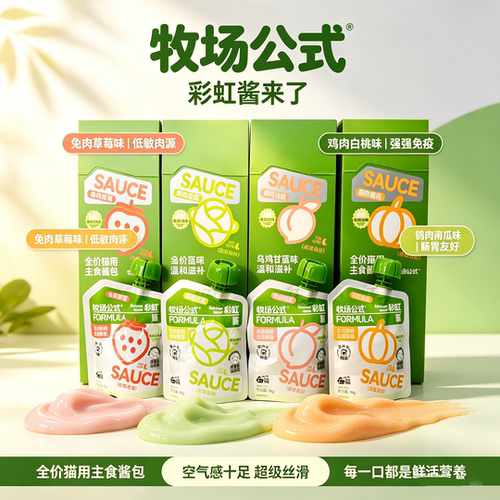 牧场公式猫咪主食酱包湿粮餐包