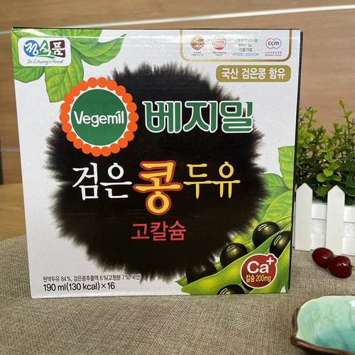 韩国进口倍吉美尔黑豆豆奶