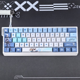 无畏契约捷风键帽侧刻透光适配迈从Ace68魔导士小蜜蜂made68ATK68