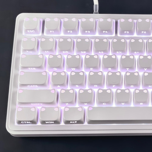 小光喵键帽侧刻透光适配迈从Ace68前行者X87夜魔ATKRS6 wooting60