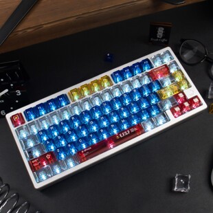 高达透明键帽PC透光适配wooting迈从Ace68 EZ63前行者X87 ATKRS6