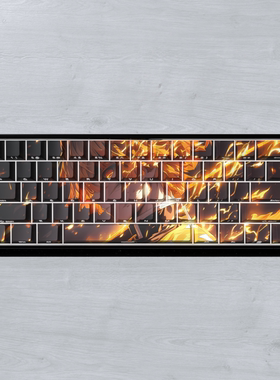 鬼灭之刃我妻善逸键帽侧刻透光迈从Ace68魔导士磁轴小蜜蜂REAL67