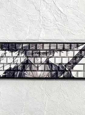 草帽键帽侧刻透光适配made68迈从Ace60魔导士nd63狼蛛hero68 ATK