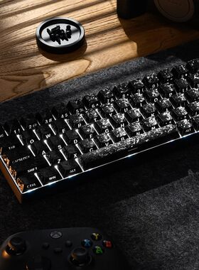 XVX碳纤维纹2.0键帽侧刻透光适配EV63迈从Ace68前行者X87 ATKRS6