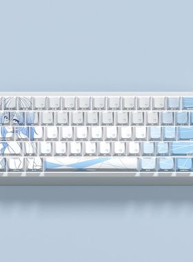 洛琪希键帽侧刻透光适配迈从Ace68小蜜蜂real67美加狮mad60魔导士