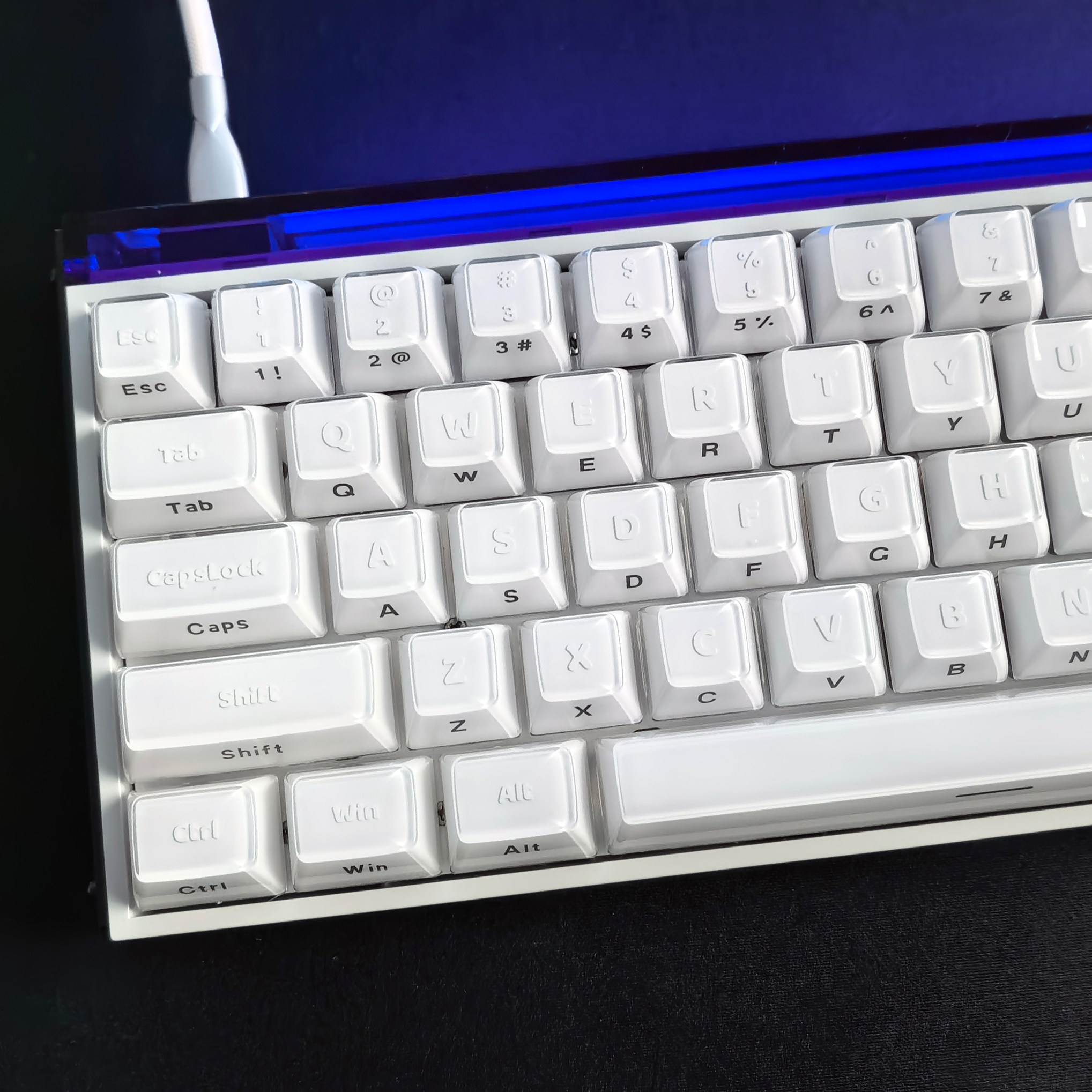 水晶果冻3.0键帽浮雕正刻侧刻适配迈从Ace68夜魔ATKRS6前行者X87图片