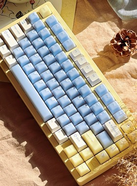 海盐汽水键帽半透光适配MADE68迈从Ace60前行者X87狼蛛F98 EZ63