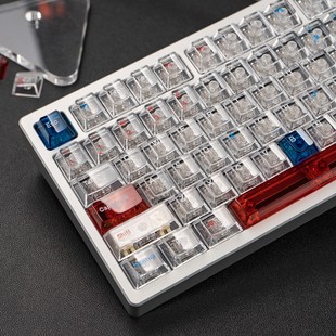 银河透明键帽PC适配WOOTING迈从Ace68前行者X87狼蛛F98魔导士EZ63