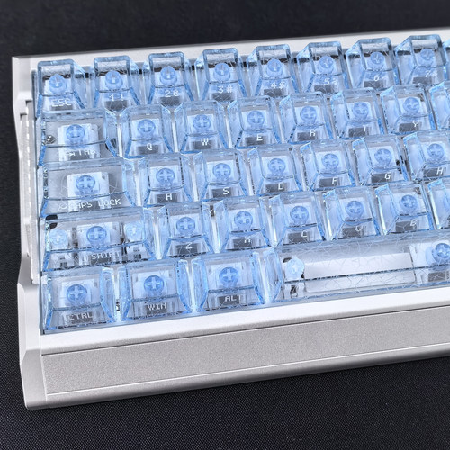XVX特调冰蓝透裂纹键帽侧刻适配EV63迈从Ace68夜魔导士made68 ATK
