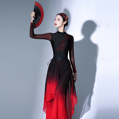 雪龙吟中国舞象王行舞蹈服九州同古典舞演出服九儿舞蹈服胶州秧歌