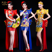 大气开场舞舞蹈水鼓舞打鼓服演出服女中国风鼓舞飞扬龙鼓演出服装