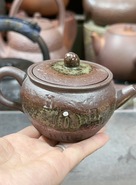 原矿老岩泥柴烧提敦煌悟道泡茶壶150毫升
