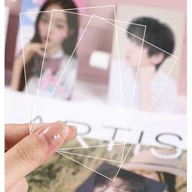 卡膜20丝小卡保护套透明卡套4寸四寸拍立得6寸六寸明信片生写