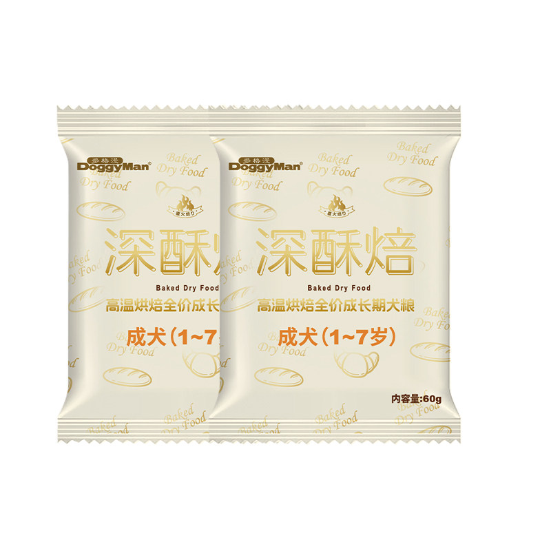 多格漫高温深酥焙狗粮60g试吃满足挑嘴犬酥脆不油全阶段全价犬粮