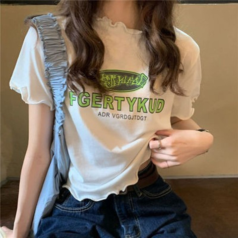 网红设计感短袖t恤女夏韩版新款