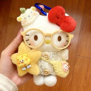 kitty挂件星星可爱毛衣包挂件diy原创手工设计挂件毛绒玩具