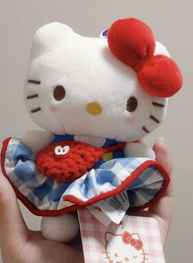 苹果挎包大摆裙kitty挂件新款哈喽kitty包包挂饰kt猫送闺蜜礼物女