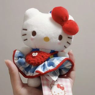 苹果挎包大摆裙kitty挂件新款 哈喽kitty包包挂饰kt猫送闺蜜礼物女