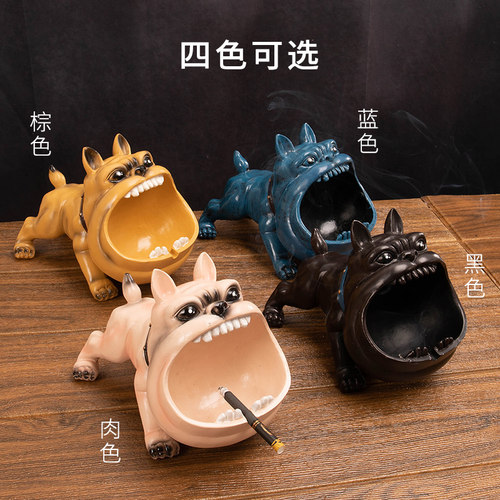 ronkin窑变烟灰缸家用时尚个性