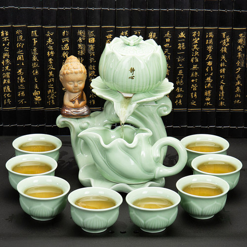 简约全自动冲茶器懒人现代旋转
