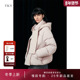 羽绒服女带围巾鹅绒服10I1HA08V200 SHOP泡芙短款 商场同款 TKY