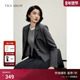 小个子西装 TKY SHOP灰色短款 外套女简约通勤休闲西服御姐气质穿搭