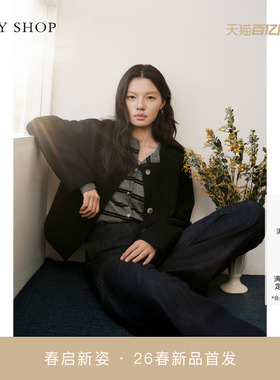 [商场同款]TKY SHOP小香风短外套2026春新款廓形外套10J1DA03B037