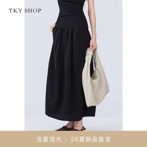 TKYSHOP宽松半身长裙