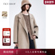 毛呢外套10H1GA03S251 SHOP纯山羊绒大衣女24冬新款 商场同款 TKY