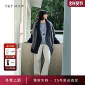 弯刀裤 10I1OA02P048 SHOP高腰牛仔长裤 女2025冬新款 商场同款 TKY