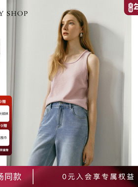 [商场同款]TKY SHOP无袖针织背心女2025秋新款吊带10I1MA02K104