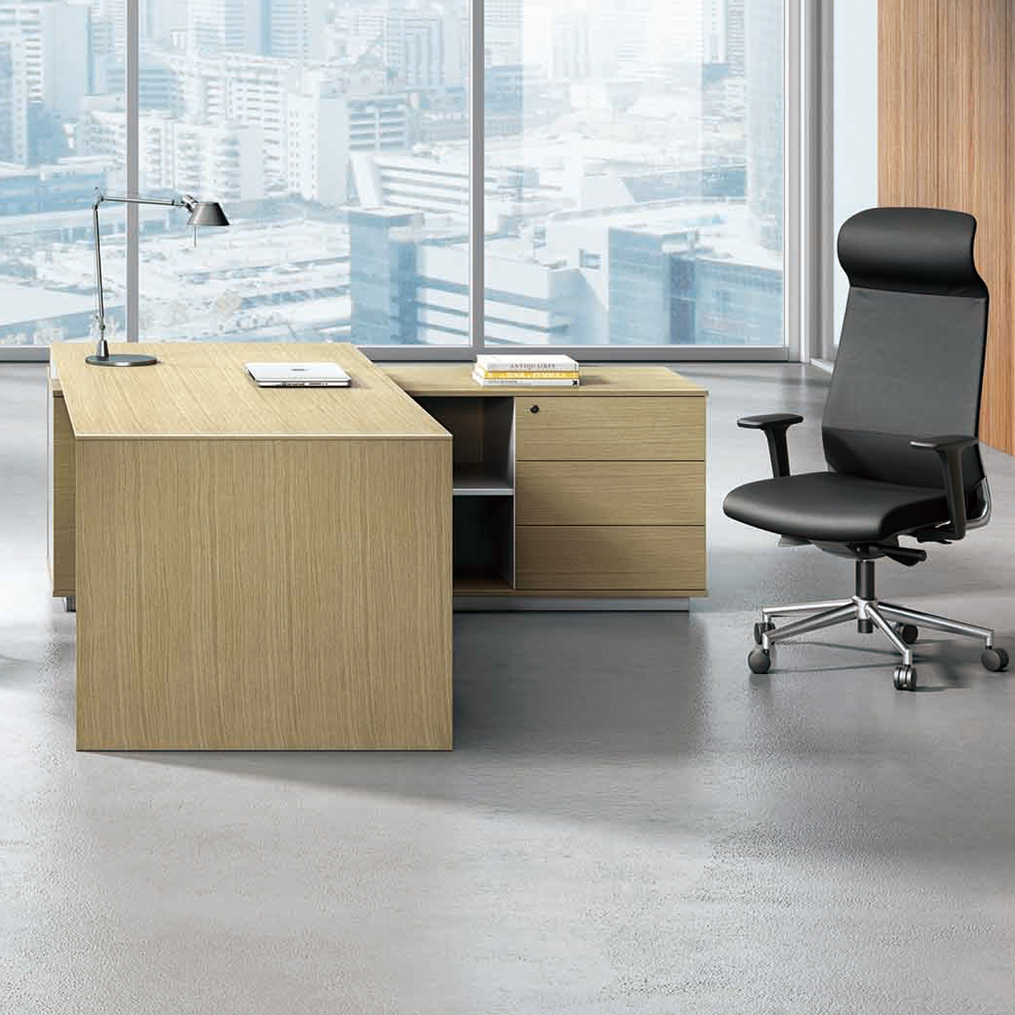 圣奥简约现代主管桌大班台