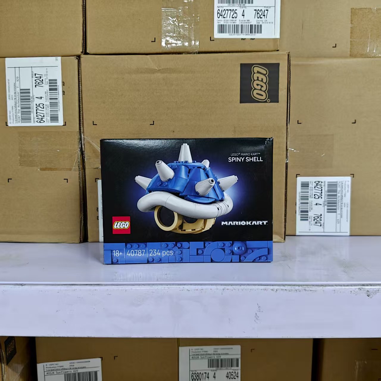 LEGO乐高 马力欧卡丁车40787刺刺龟壳马里奥儿童拼搭积木玩具