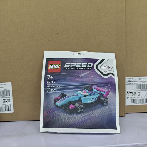 LEGO乐高超级赛车30734迷你F1学院赛车小袋儿童拼装积木玩具拼搭