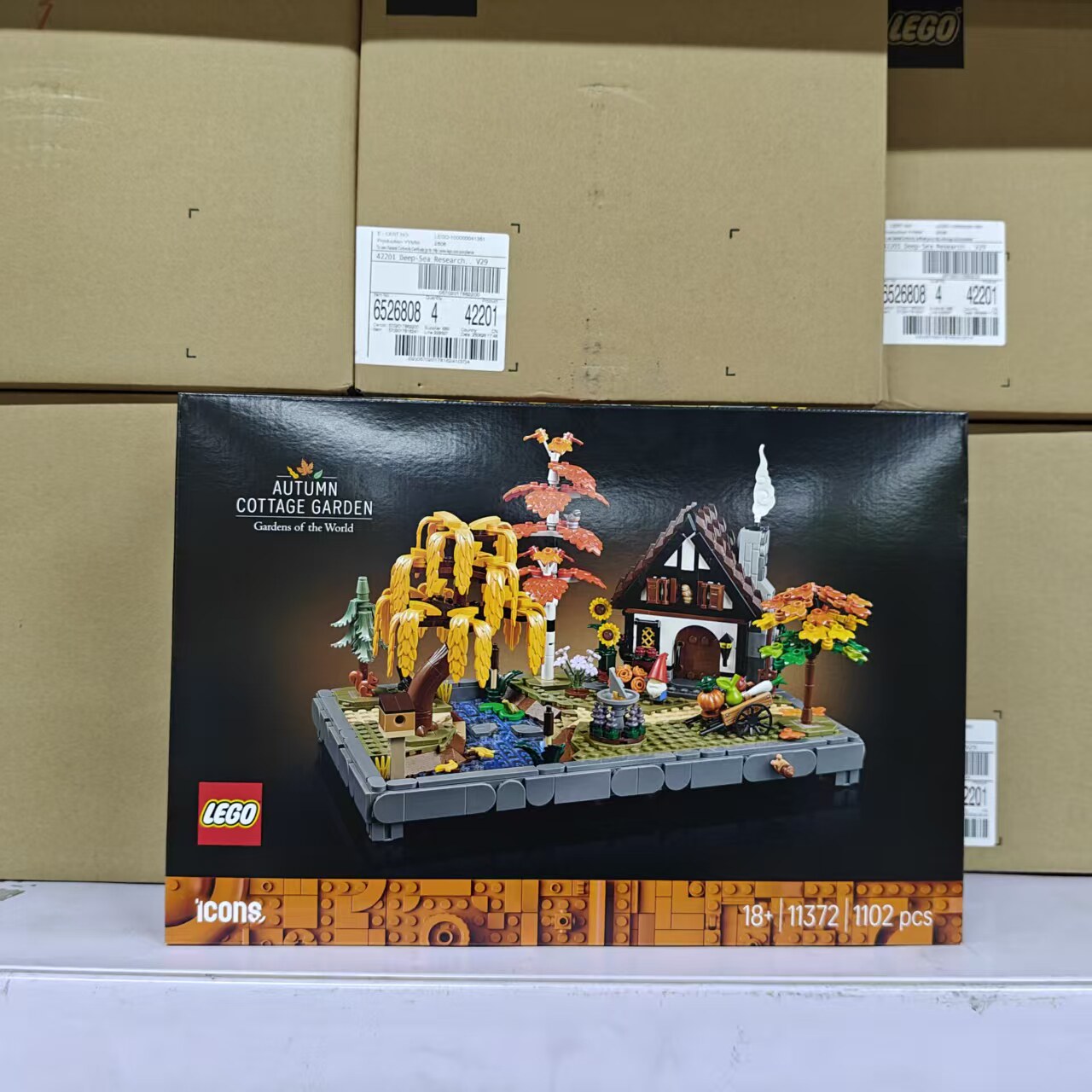 LEGO乐高秋季小屋花园11372拼插积木玩具ICONS摆件模型生日礼物图片