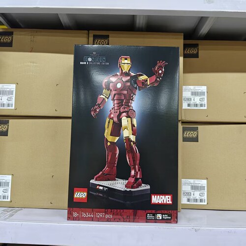 LEGO乐高76344钢铁侠 Mark 3漫威超级英雄收藏版拼装积木玩具礼物