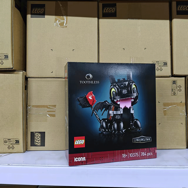 LEGO乐高10375驯龙高手无牙仔模型ICONS拼搭积木玩具礼物生日摆件