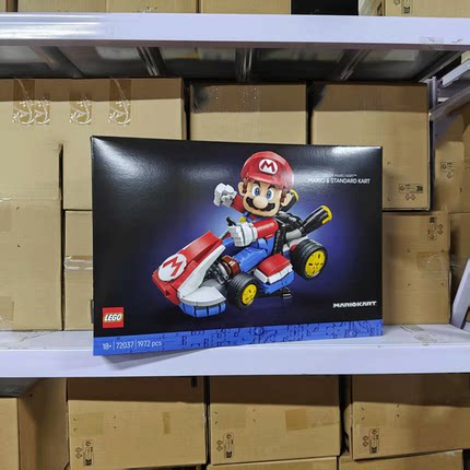 LEGO乐高72037超级玛丽系列马里欧卡丁车 拼搭积木玩具
