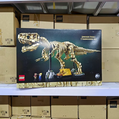LEGO乐高积木侏罗纪世界76968恐龙化石霸王龙男女孩拼搭玩具礼物