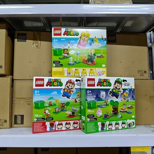 乐高LEGO超级71439马里奥71440路易吉71441桃花公主拼装玩具礼物