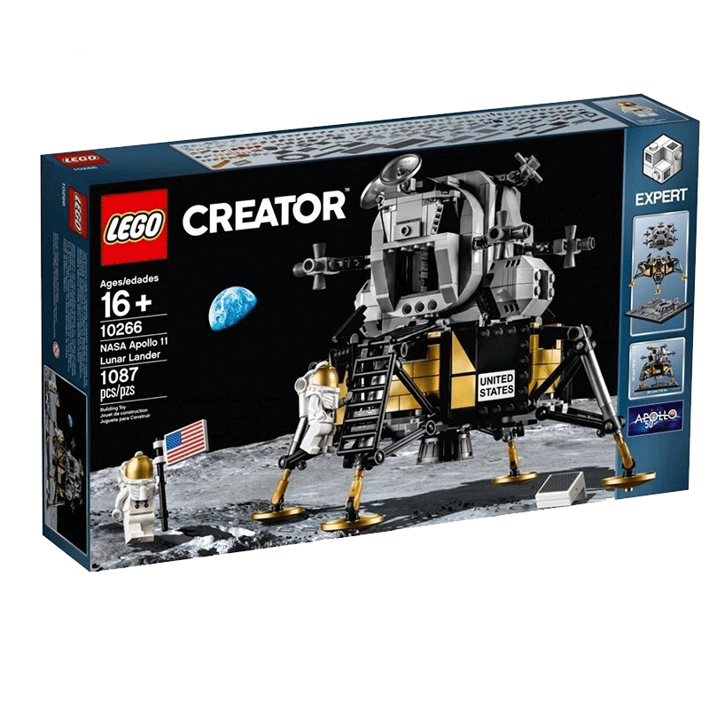 乐高 lego积木玩具 阿波罗11号月球登陆器 10266 创意系列限量版