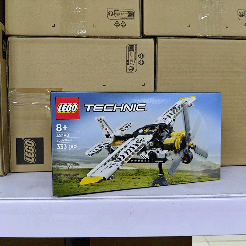 LEGO乐高机械组42198丛林飞机儿童拼装积木飞机模型玩具摆件礼物