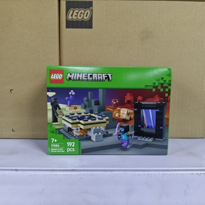 LEGO乐高玩具我的世界21584下界与末地传送门之旅拼插积木礼物